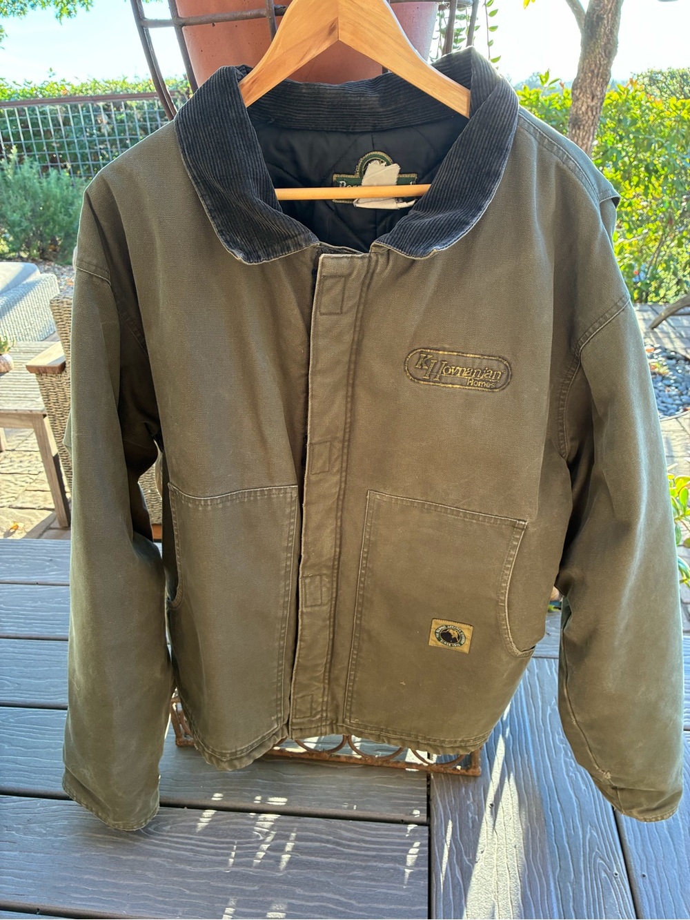 Toughman Olive Green CambasMen's Work Jacket